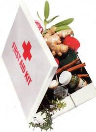 kit di pronto soccorso naturale